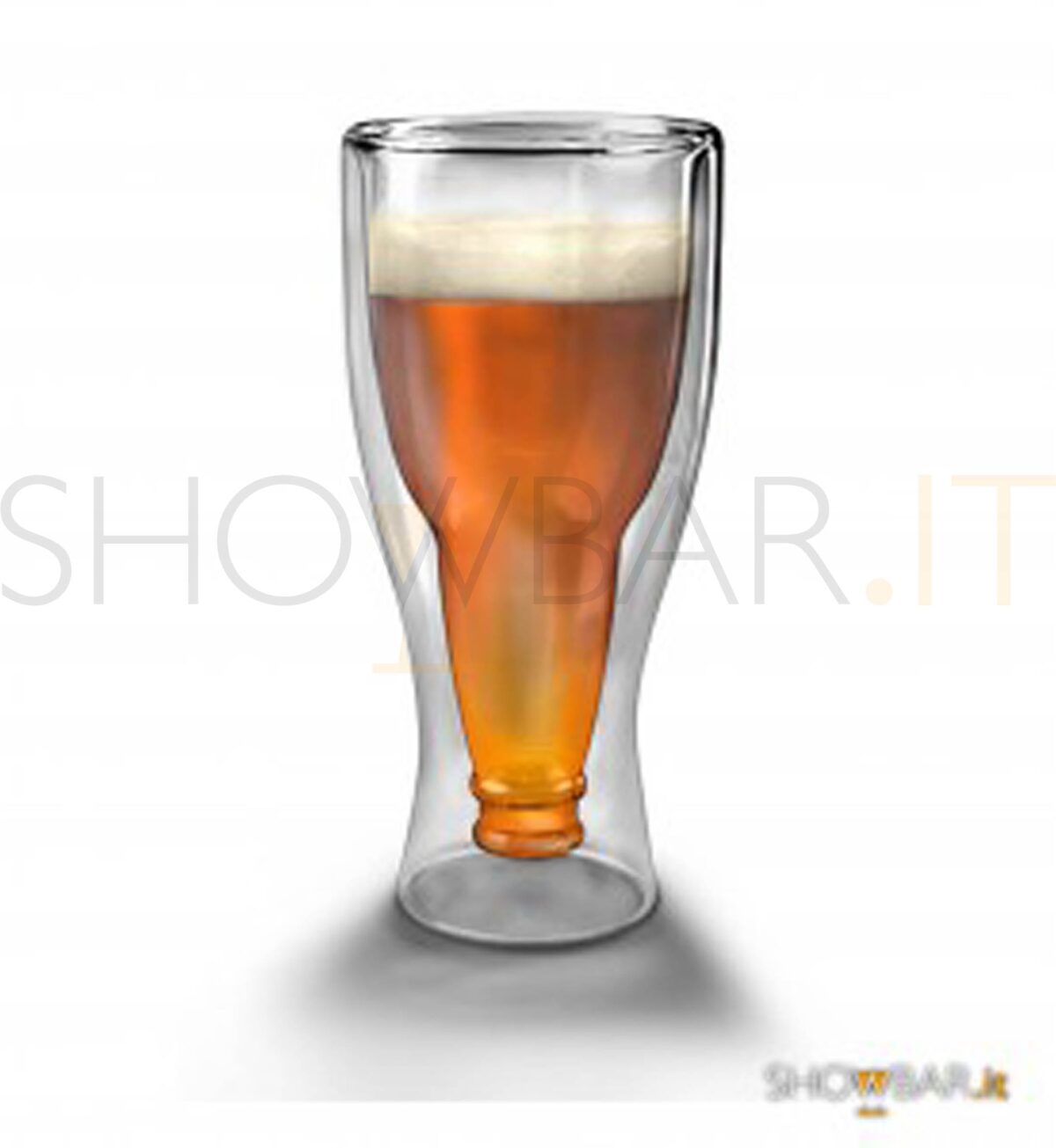 Double wall beer glass [6 pz]
