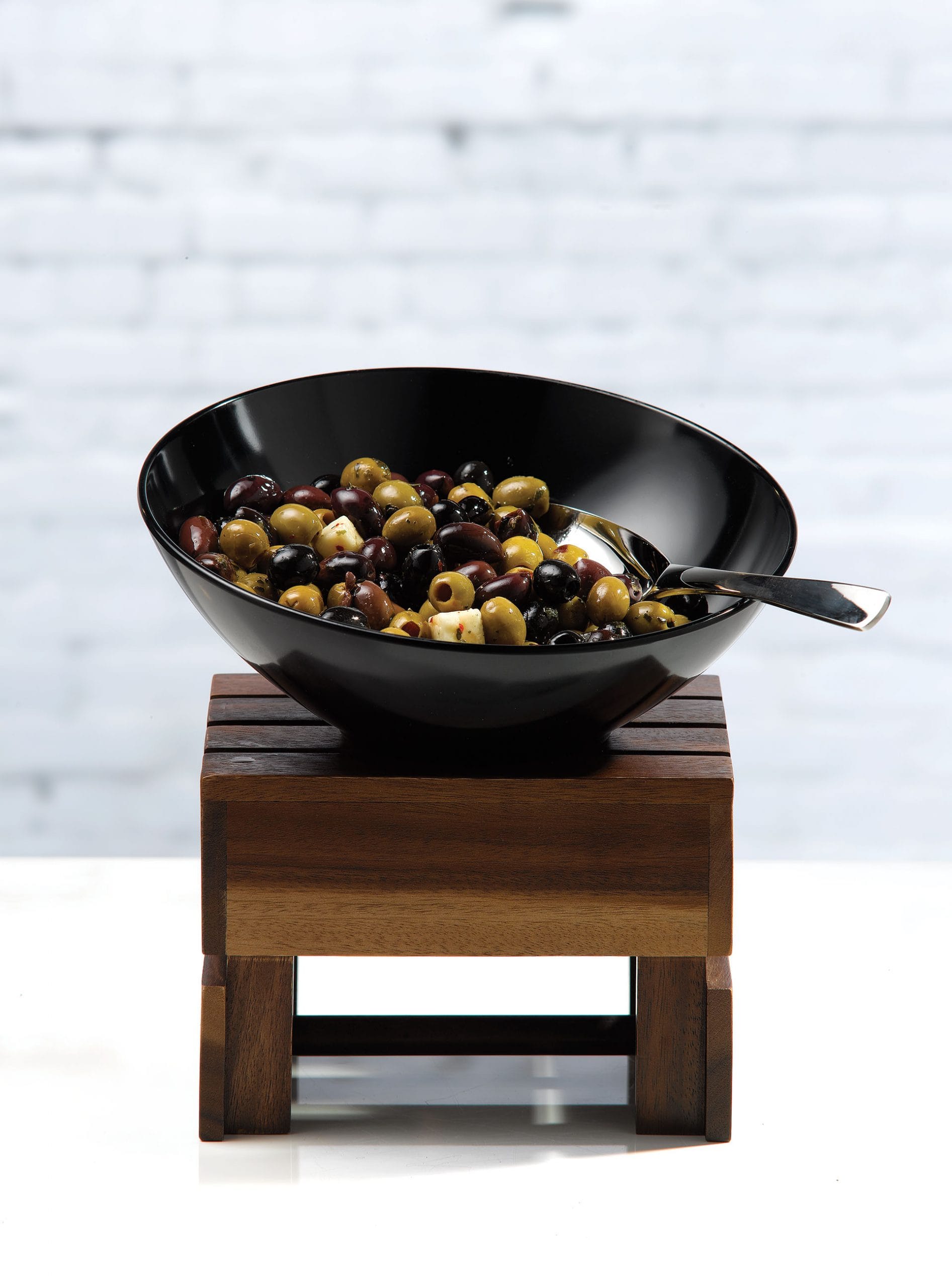 Buffet Wood Tray Set condimenti 20X16X12 cm