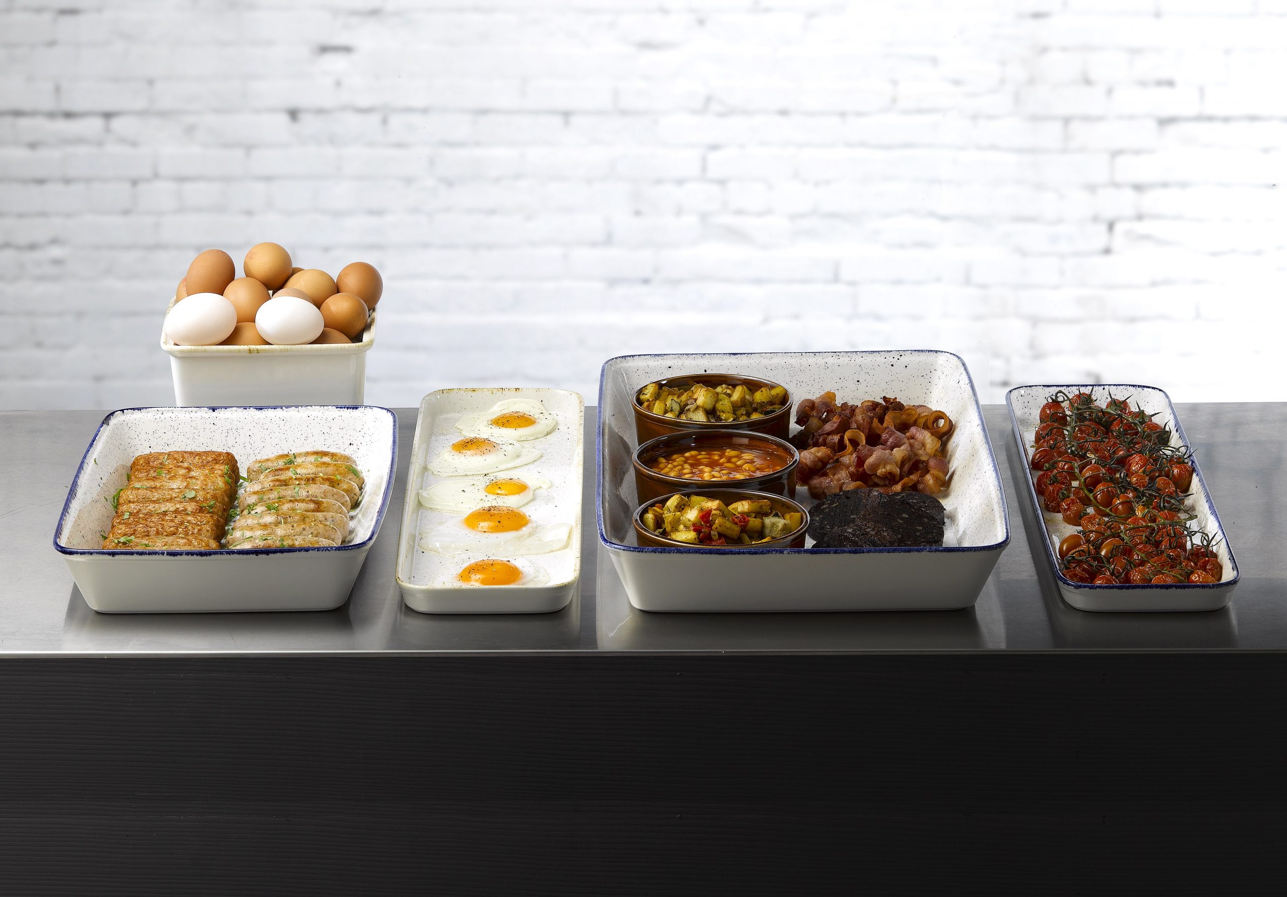 Stonecast - Teglia rettangolare Orzo Bianco 38 x 25 x 6,2 cm