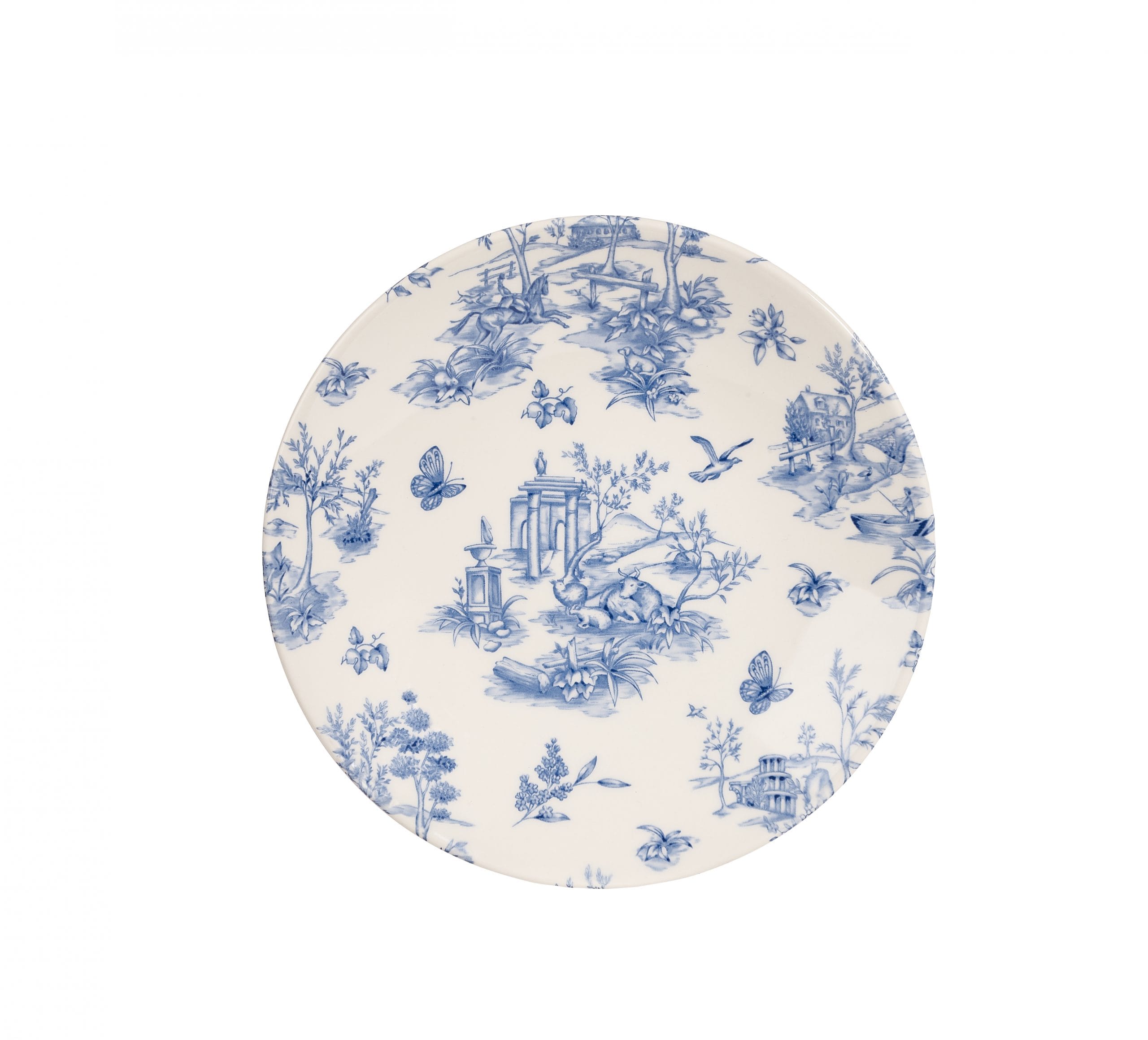 Vintage Prints – Prague Toile Deep Couple Plate 22,5 cm 1 Vintage Prints – Prague Toile Deep Couple Plate 22,5 cm
