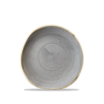 Stonecast Trace Puntinato GRIGIO PIATTO PIANO 18,6cm