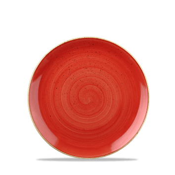 Stonecast ROSSO PUNTINATO PIATTO PIANO 16,5cm