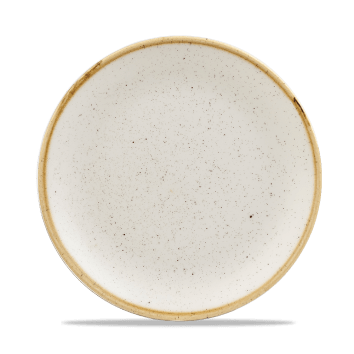 Stonecast BIANCO PUNTINATO PIATTO PIANO 21,7cm