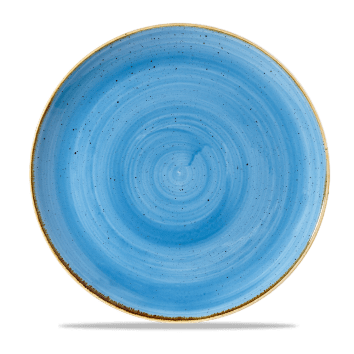 Stonecast BLU PUNTINATO PIATTO PIANO 28,8cm