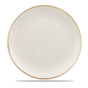 Stonecast BIANCO PUNTINATO PIATTO PIANO 28,8cm