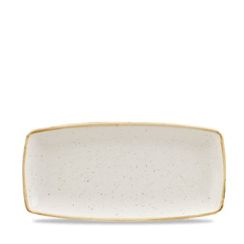 Stonecast BIANCO PUNTINATO VASSOIO RETTANGOLARE 29,5x15cm