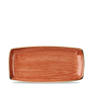 Stonecast ROSSO MATTONE PUNTINATO VASSOIO RETTANGOLARE 29,5x15cm