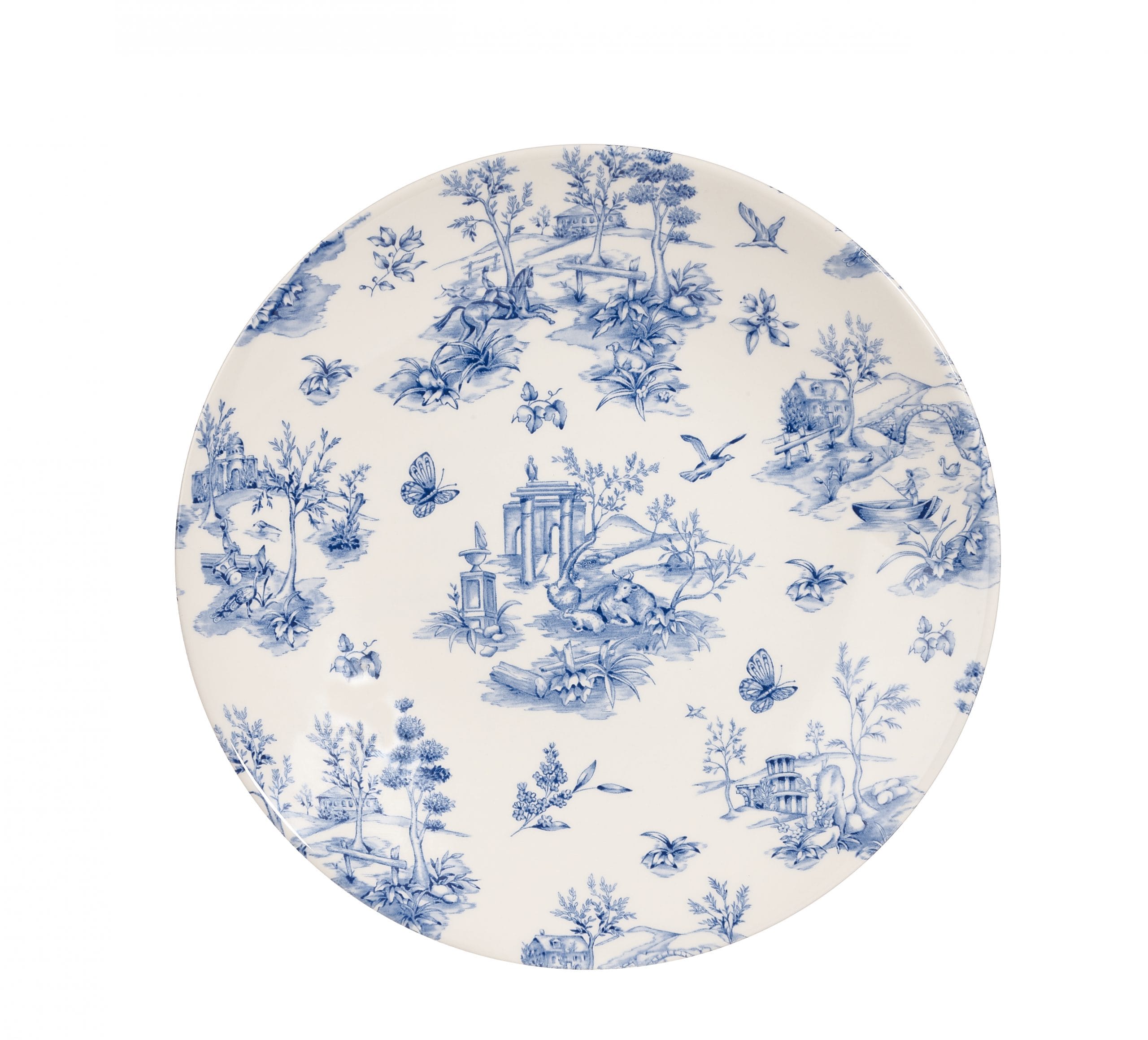 Vintage Prints – Prague Toile Deep Couple Plate 28,1 cm