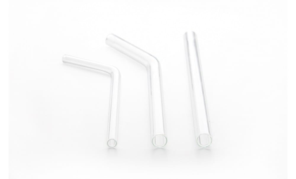 CANNUCCE IN BOROSILICATO DRITTE 4 CANNUCCE IN BOROSILICATO DRITTE