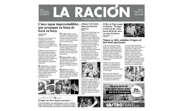 CARTA ALIMENTARE STAMPA "LA RACIÓN"