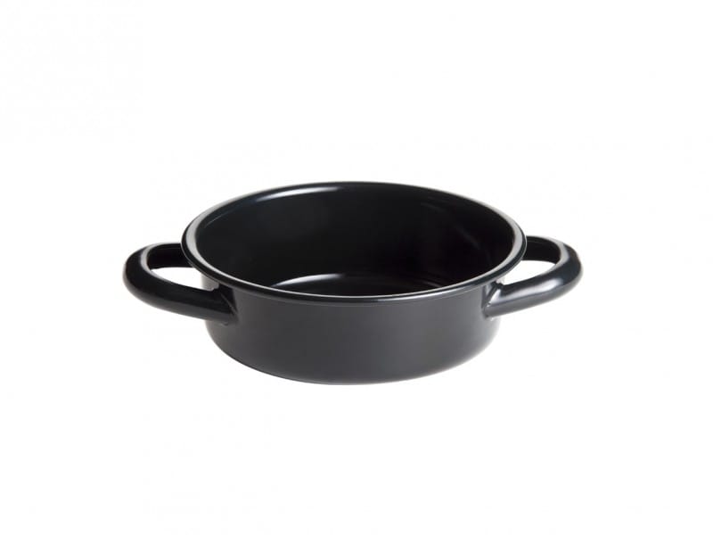 MINI PADELLA CON MANICI NERA 1 MINI PADELLA CON MANICI NERA