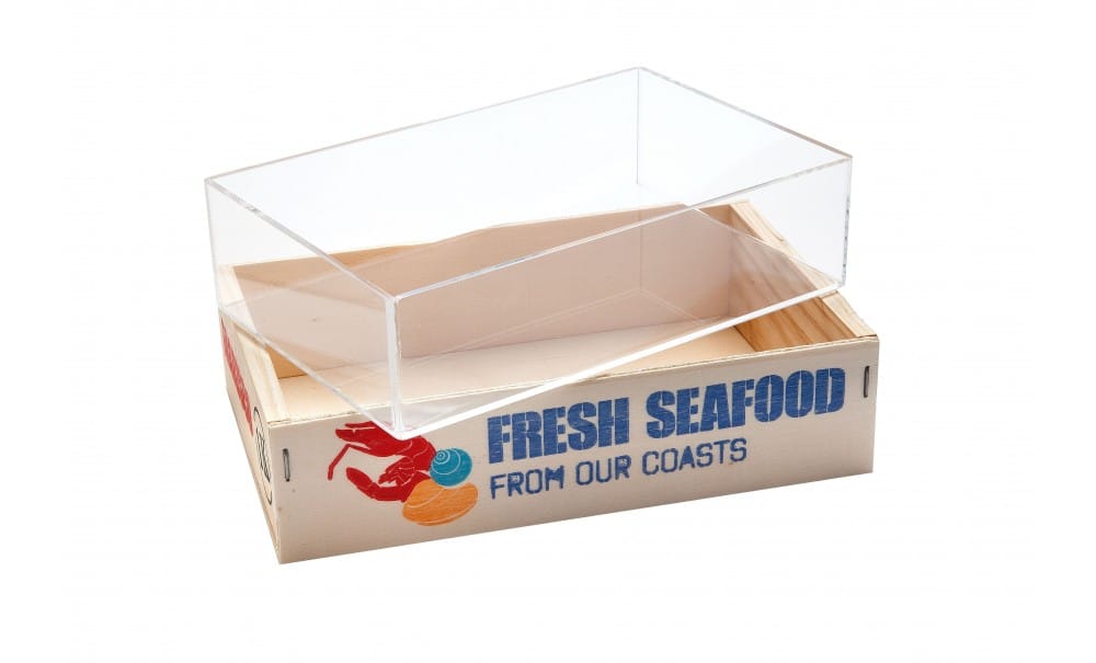 RIPRODUZIONE CASSETTA DI PESCE CON SCRITTE 4 RIPRODUZIONE CASSETTA DI PESCE CON SCRITTE