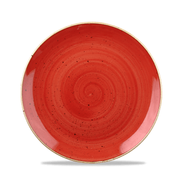 Stonecast ROSSO PUNTINATO PIATTO FONDO 24,8cm
