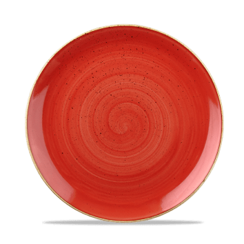 Stonecast ROSSO PUNTINATO PIATTO PIANO 21,7cm