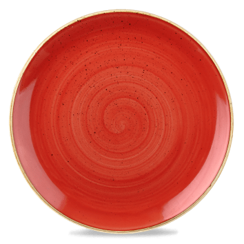 Stonecast ROSSO PUNTINATO PIATTO PIANO 32,4cm