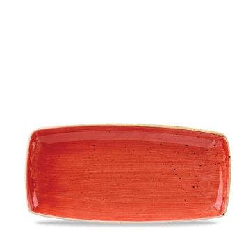 Stonecast ROSSO PUNTINATO VASSOIO RETTANGOLARE 29,5x15cm