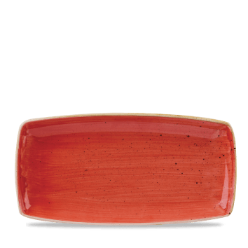 Stonecast ROSSO PUNTINATO VASSOIO RETTANGOLARE 35x18,5cm