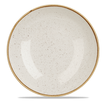 Stonecast BIANCO PUNTINATO PIATTO FONDO 31cm