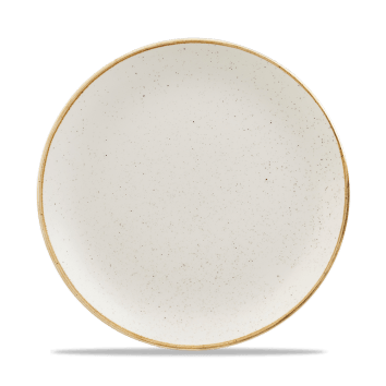 Stonecast BIANCO PUNTINATO PIATTO PIANO 26cm