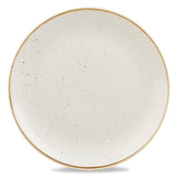 Stonecast BIANCO PUNTINATO PIATTO PIANO 32,4cm