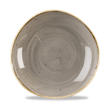 Stonecast Trace Puntinato GRIGIO PIATTO FONDO 25,3cm