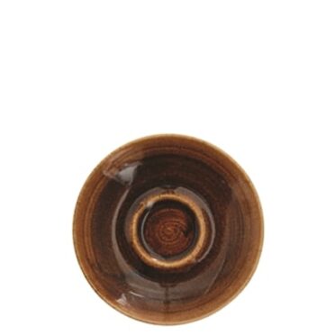 Monochrome MARRONE CANNELLA PIATTO PER TAZZINA DA CAFFÈ 11,8cm