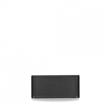 Vassoio Rettangolare NERO in MELAMINA per Buffet 30 x 14,5 cm