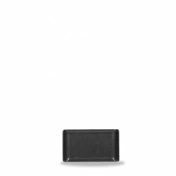 Vassoio Rettangolare NERO in MELAMINA per Buffet 17 x 10 cm