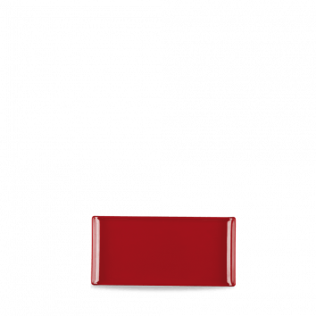 Vassoio Rettangolare ROSSO in MELAMINA per Buffet 30 x 14,5 cm