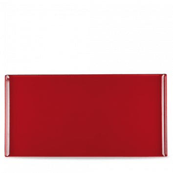 Vassoio Rettangolare ROSSO in MELAMINA per Buffet 53 x 32,5 cm
