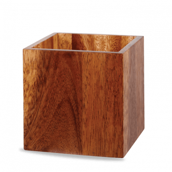 Buffet Wood Tray Set condimenti Cubo medium 15X15X15 cm