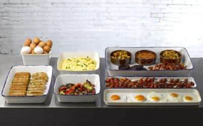 Stonecast - Teglia rettangolare Orzo Bianco 38 x 25 x 6,2 cm