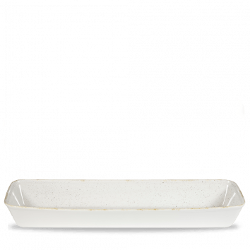Stonecast - Teglia rettangolare Orzo Bianco 53 x 16 x 6,2 cm
