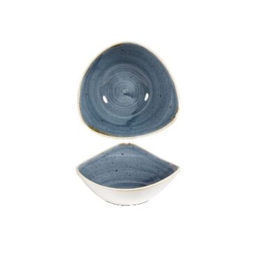 Stonecast Blueberry Puntinato Piatto Fondo/coppa triangolare cm 23,5