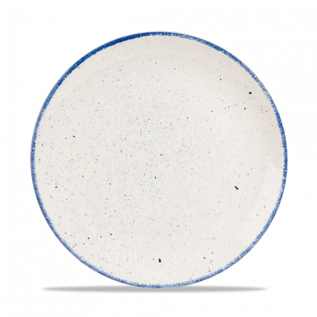 Stonecast Hints Indigo Blue Puntinato Piatto Piano cm 26