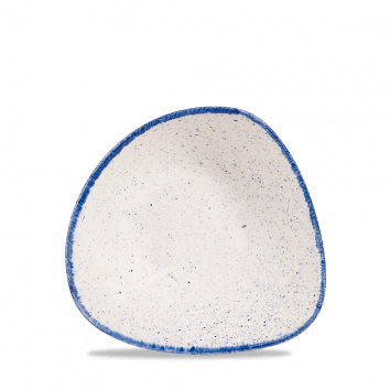 Stonecast Hints Indigo Blue Puntinato Coppa Triangolare cm 15,3