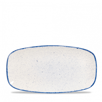 Stonecast Hints Indigo Blue Puntinato Vassoio Rettangolare cm 35,5x18,9