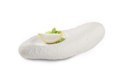 PIATTO IN PORCELLANA LONG ROCK