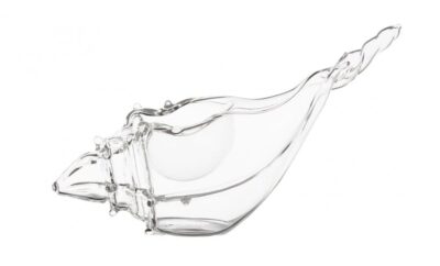 PIATTO VETRO LUMACA DI MARE