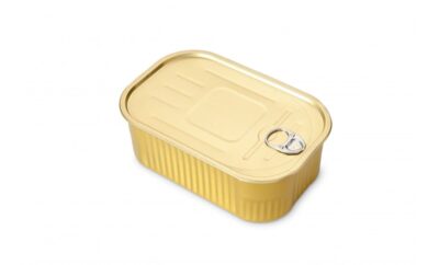 SCATOLINA GIGANTE RETTANGOLARE DORATA 750ml