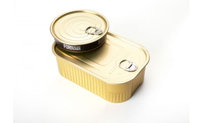 SCATOLINA GIGANTE RETTANGOLARE DORATA 750ml