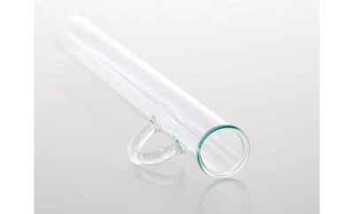 PROVETTA IN VETRO BOROSILICATO CON MANICO 18 cm