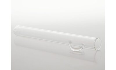 PROVETTA IN VETRO BOROSILICATO CON MANICO 18 cm