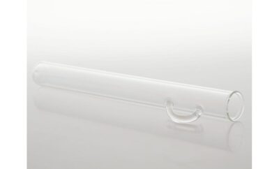 PROVETTA IN VETRO BOROSILICATO CON MANICO 16 cm