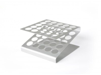 SUPPORTO ALLUMINIO per 25 Provette