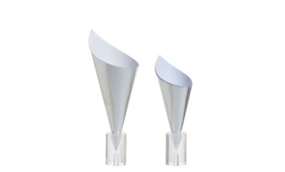 CONO IN CARTONE ARGENTO XS