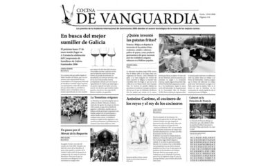 CARTA ALIMENTARE STAMPA "COCINA DE VANGUARDIA"