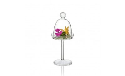 MINI CAMPANA CON PIATTO E SUPPORTO