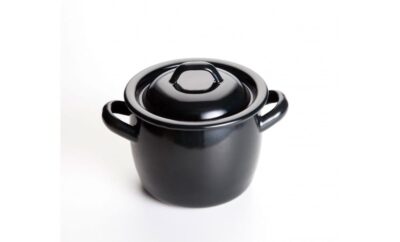 PENTOLA NERA ROTONDA MINI