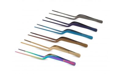 PINZA SUSHI IN TITANIO 20 CM BRONZO